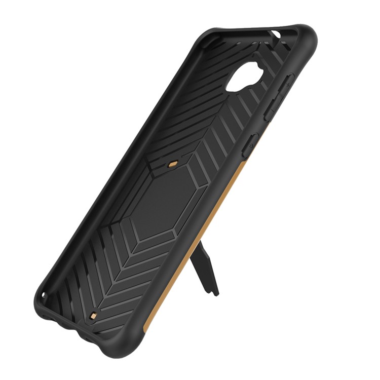 Soft TPU + Plastic Combo Detachable Back Casing with 360-degree Rotary Kickstand for Asus Zenfone 4 Selfie ZD553KL - Gold-2