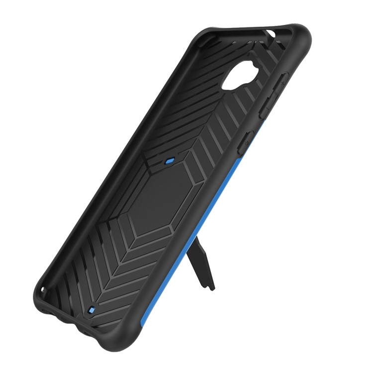 Soft TPU + Plastic Hybrid Detachable Mobile Phone Case with 360-degree Rotary Kickstand for Asus Zenfone 4 Selfie ZD553KL/ 4 Selfie ZB553KL/ 4 Selfie Lite ZB553KL - Blue-2