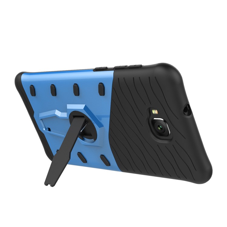Soft TPU + Plastic Hybrid Detachable Mobile Phone Case with 360-degree Rotary Kickstand for Asus Zenfone 4 Selfie ZD553KL/ 4 Selfie ZB553KL/ 4 Selfie Lite ZB553KL - Blue-4