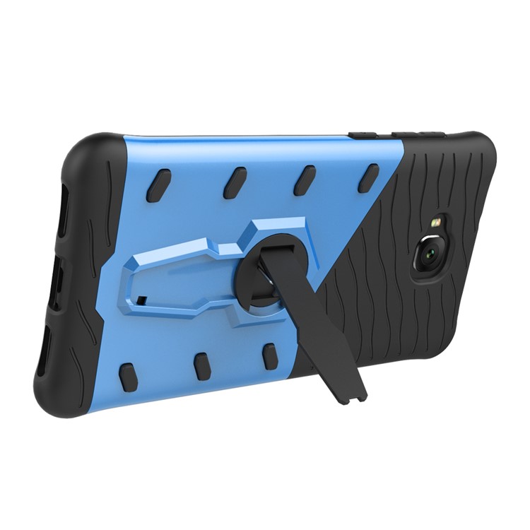 Soft TPU + Plastic Hybrid Detachable Mobile Phone Case with 360-degree Rotary Kickstand for Asus Zenfone 4 Selfie ZD553KL/ 4 Selfie ZB553KL/ 4 Selfie Lite ZB553KL - Blue-5