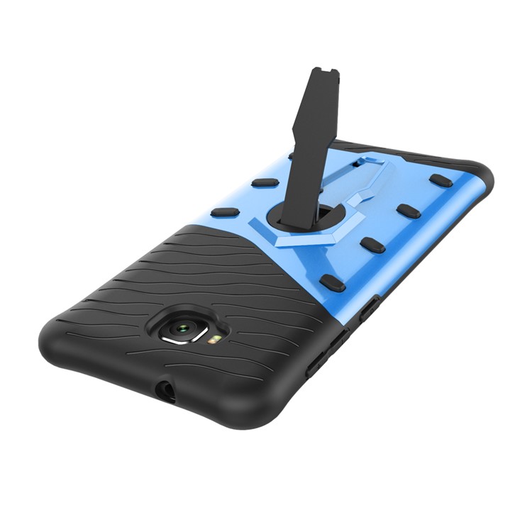 Soft TPU + Plastic Hybrid Detachable Mobile Phone Case with 360-degree Rotary Kickstand for Asus Zenfone 4 Selfie ZD553KL/ 4 Selfie ZB553KL/ 4 Selfie Lite ZB553KL - Blue-8