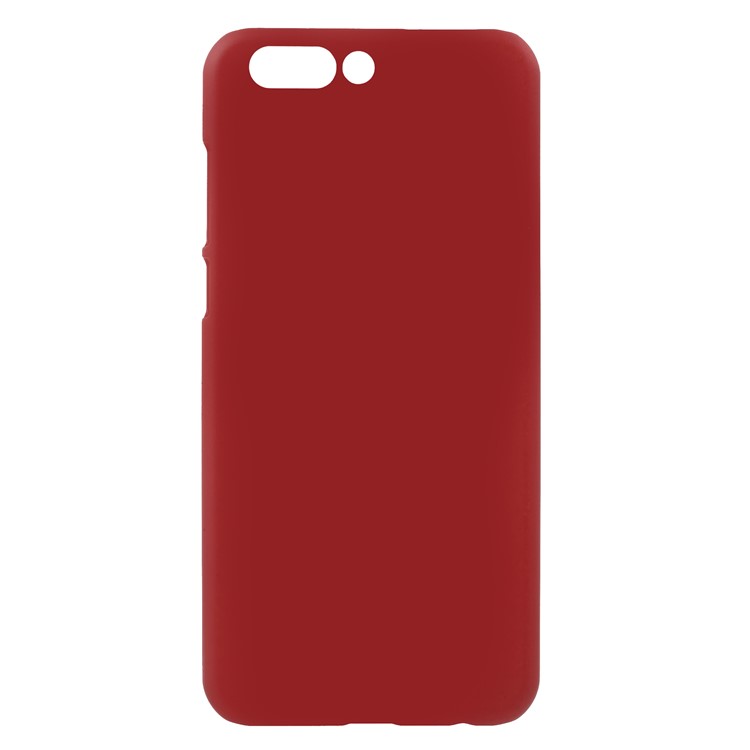 Rubberized Hard PC Back Case for Asus ZenFone 4 (ZE554KL) - Red-1