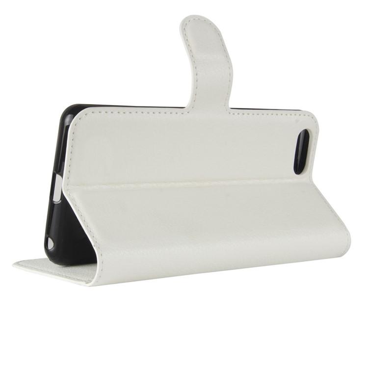 Litchi Texture Wallet Leather Stand Cover for Asus Zenfone 4 Max ZC520KL - White-5