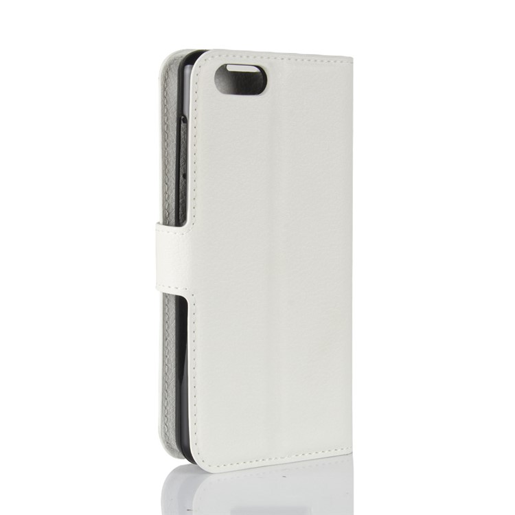 Litchi Texture Wallet Leather Stand Cover for Asus Zenfone 4 Max ZC520KL - White-6