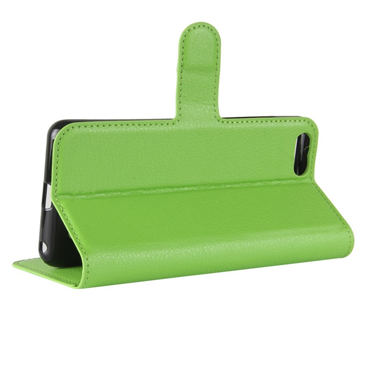 Litchi Texture Wallet Leather Stand Mobile Cover for Asus Zenfone 4 Max ZC520KL - Green-5