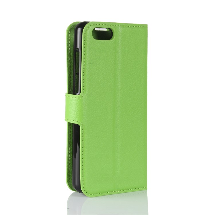 Litchi Texture Wallet Leather Stand Mobile Cover for Asus Zenfone 4 Max ZC520KL - Green-6