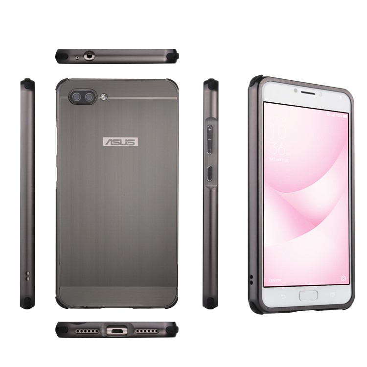 Custodia Rigida In Metallo Per PC Per Asus Zenfone 4 Max / 4 Max Plus / 4 Max Pro ZC554KL - Nero-11