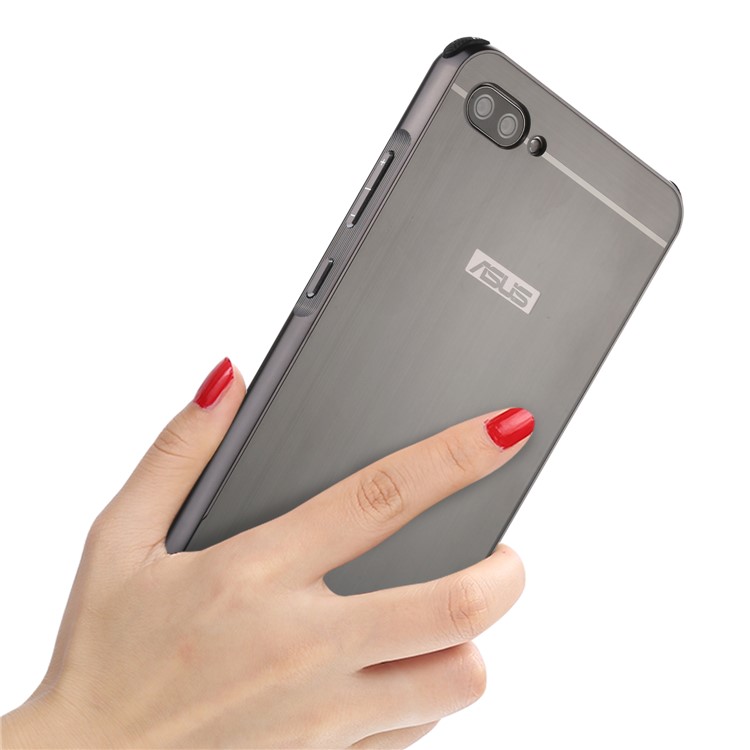 Custodia Rigida In Metallo Per PC Per Asus Zenfone 4 Max / 4 Max Plus / 4 Max Pro ZC554KL - Nero-12