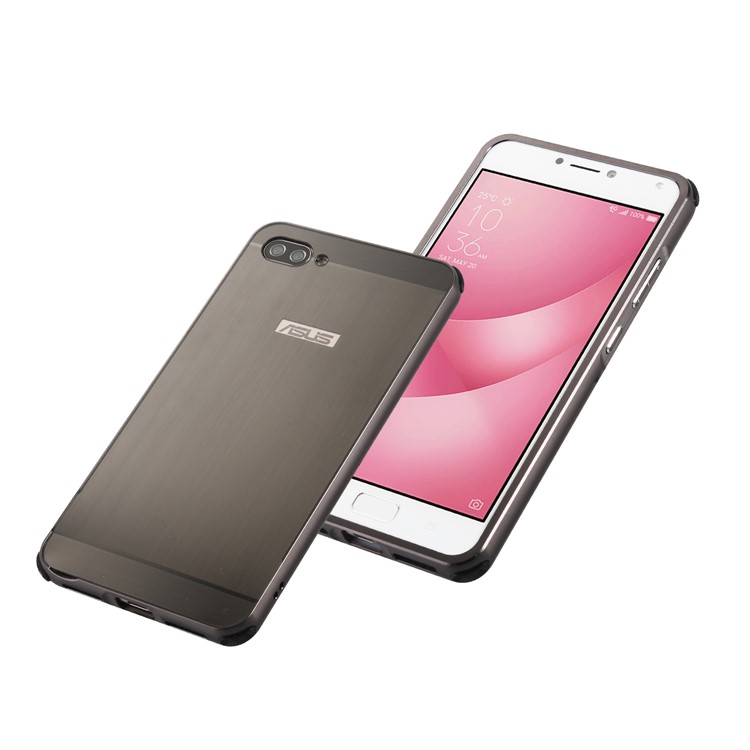 Custodia Rigida In Metallo Per PC Per Asus Zenfone 4 Max / 4 Max Plus / 4 Max Pro ZC554KL - Nero-5