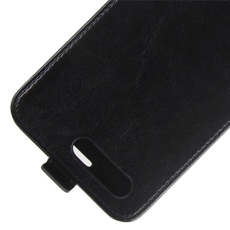 Crazy Horse Leather Vertical Case for Asus ZenFone 4 Pro ZS551KL - Black-2