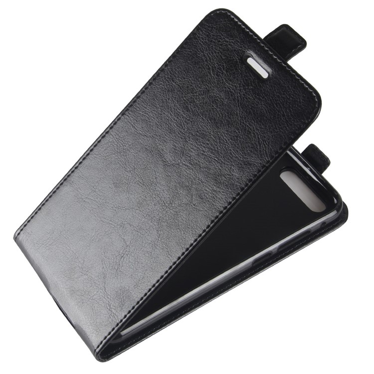 Crazy Horse Leather Vertical Case for Asus ZenFone 4 Pro ZS551KL - Black-3