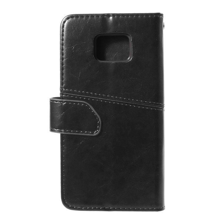 K'TRY Geometric Splicing Series Wallet Leather Shell for Asus ZenFone V (V520KL) - Black-2