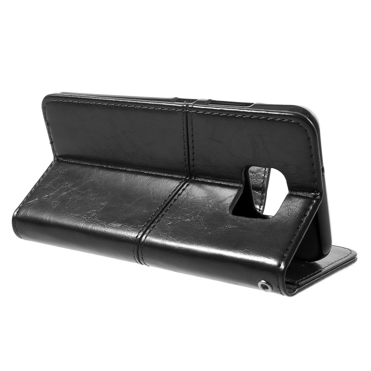 K'TRY Geometric Splicing Series Wallet Leather Shell for Asus ZenFone V (V520KL) - Black-5