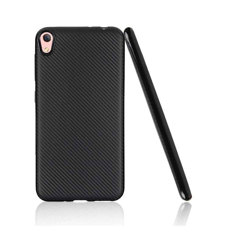 Carbon Fiber TPU Soft Phone Case for Asus Zenfone Live ZB501KL - Black-2
