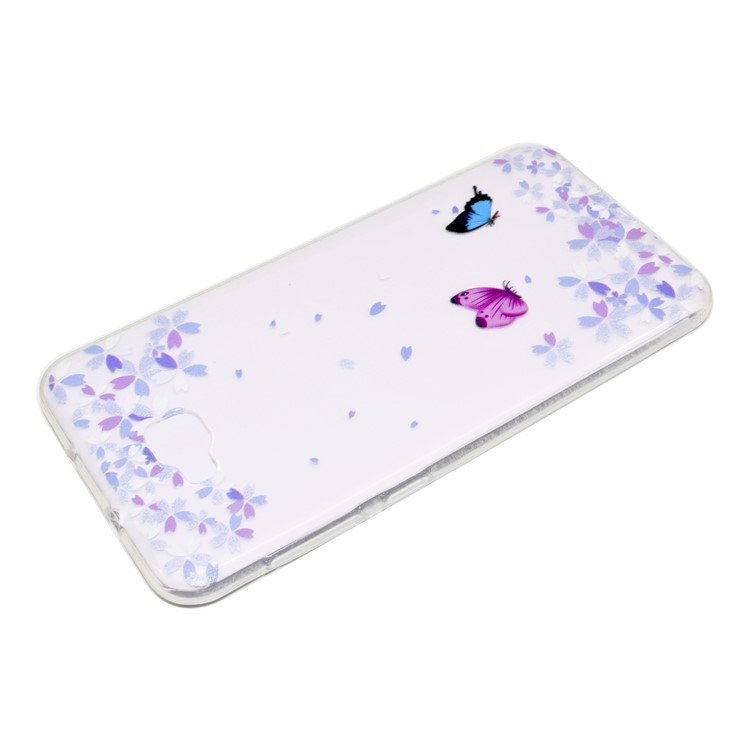 Pattern Printing Soft TPU Gel Case for Asus Zenfone 4 Selfie ZD553KL - Butterfly and Flower-4