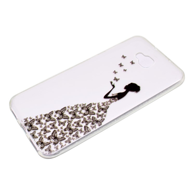 Pattern Printing Soft TPU Gel Cover for Asus Zenfone 4 Selfie ZD553KL/ 4 Selfie ZB553KL/ 4 Selfie Lite ZB553KL - Butterfly Girl-3