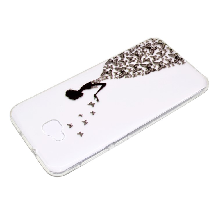 Pattern Printing Soft TPU Gel Cover for Asus Zenfone 4 Selfie ZD553KL/ 4 Selfie ZB553KL/ 4 Selfie Lite ZB553KL - Butterfly Girl-4