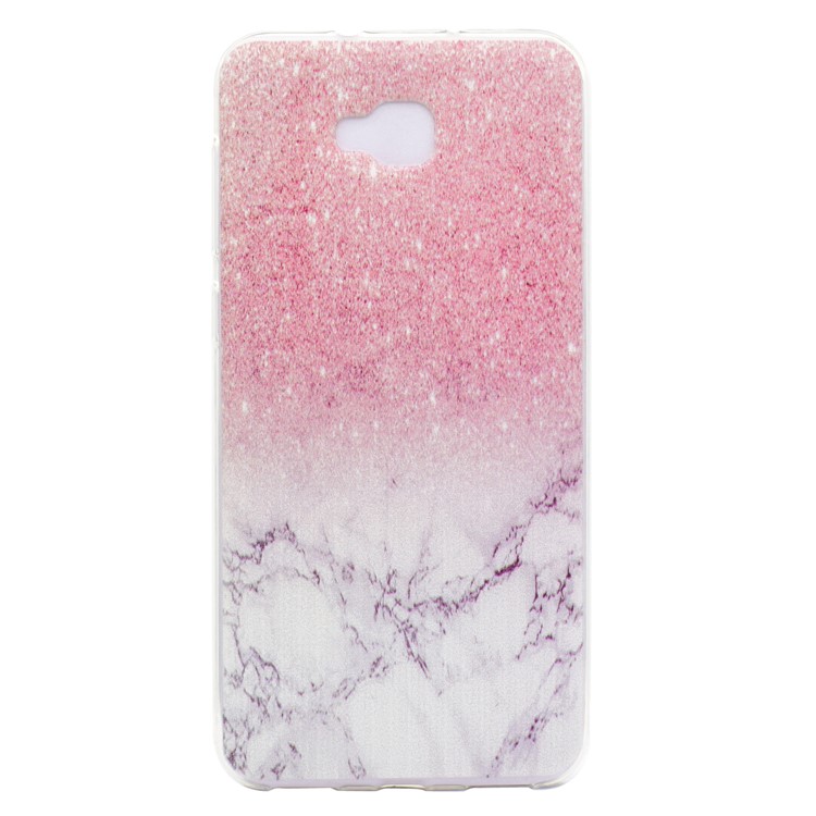 Impression de Modèle Soft TPU Téléphone Pour Asus Zenfone 4 Selfie ZD553KL / 4 Selfie Zb553kl / 4 Selfie Lite ZB553KL- Marbre Rose-2