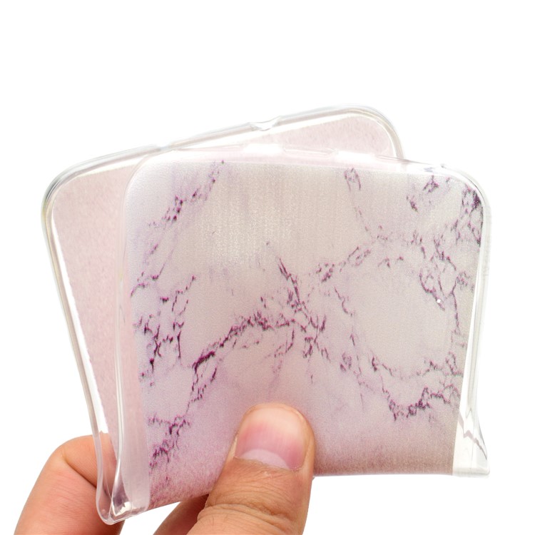 Pattern Printing Soft TPU Phone Case for Asus Zenfone 4 Selfie ZD553KL / 4 Selfie ZB553KL/ 4 Selfie Lite ZB553KL- Pink Marble-5