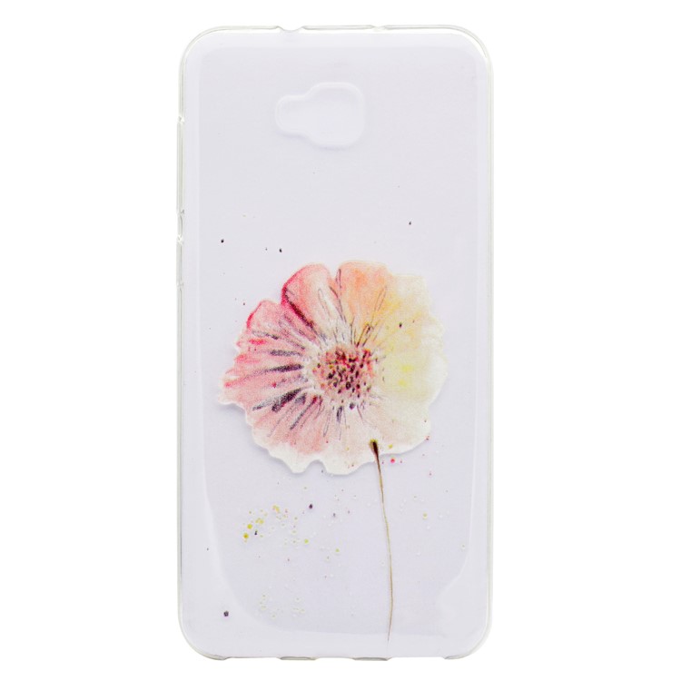 Patterned Soft TPU Mobile Case for Asus Zenfone 4 Selfie ZD553KL/ 4 Selfie ZB553KL/ 4 Selfie Lite ZB553KL - Flower-2