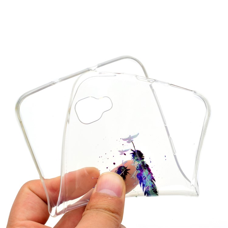 Pattern Printing Soft TPU Mobile Cover for Asus Zenfone 4 Selfie ZD553KL/ 4 Selfie ZB553KL/ 4 Selfie Lite ZB553KL - Birds and Feathers-5