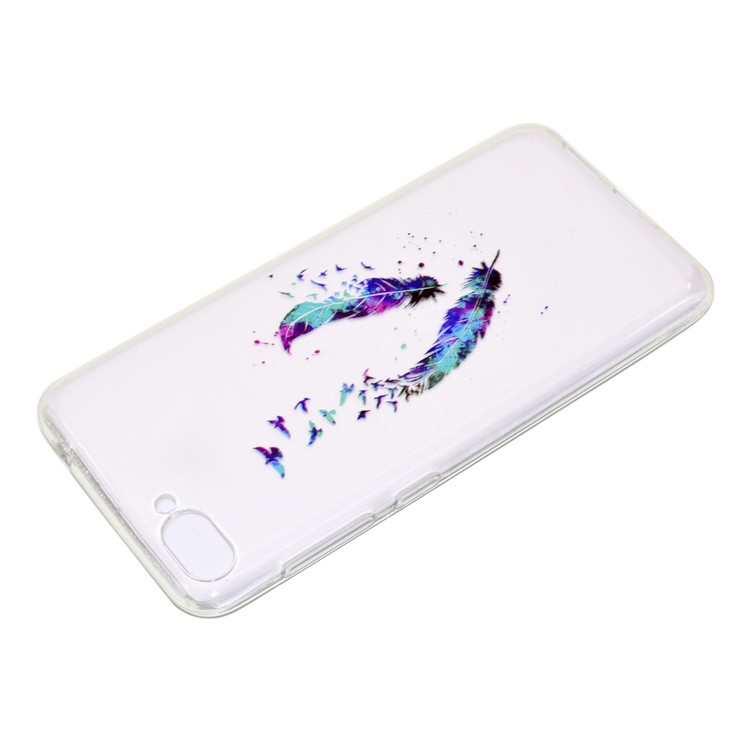 For Asus Zenfone 4 Max ZC520KL Pattern Printing Soft TPU Phone Accessory Case - Feathers-4