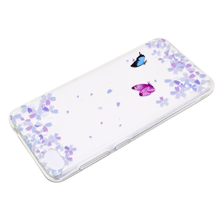 For Asus Zenfone 4 Max ZC520KL Pattern Printing Soft TPU Phone Accessory Casing - Two Butterflies-4