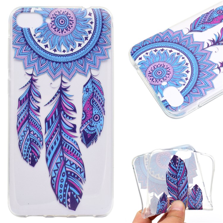 For Asus Zenfone 4 Max ZC520KL Pattern Printing Soft TPU Phone Shell - Dream Catcher-1