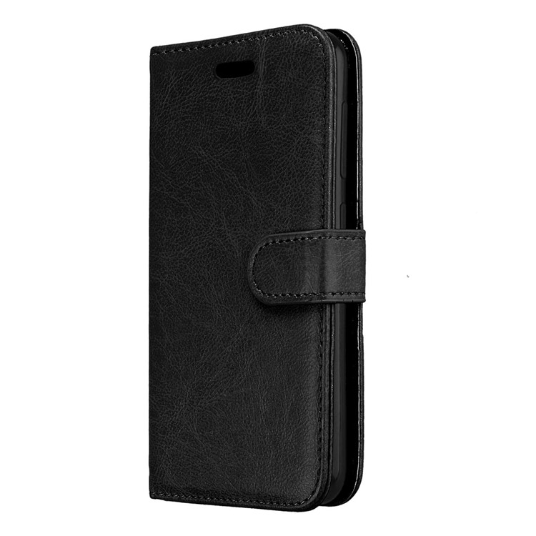 Crazy Horse Leather Wallet Case for Asus Zenfone Live ZB501KL - Black-7