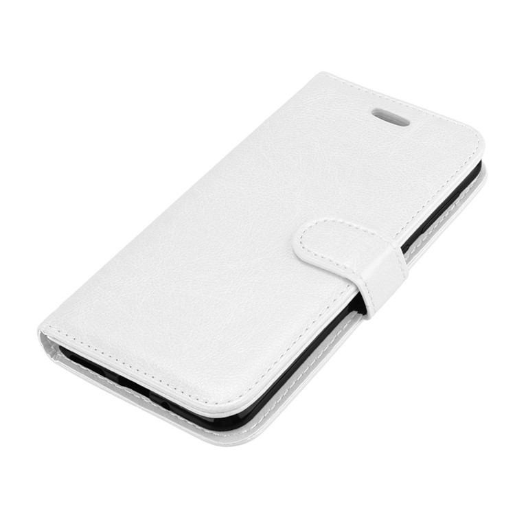Crazy Horse Leather Wallet Cover for Asus Zenfone Live ZB501KL - White-11