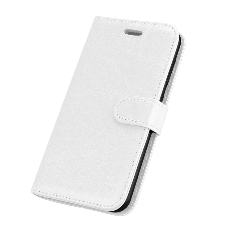 Crazy Horse Leather Wallet Cover for Asus Zenfone Live ZB501KL - White-6
