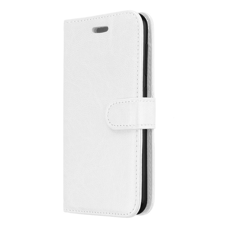 Crazy Horse Leather Wallet Cover for Asus Zenfone Live ZB501KL - White-7
