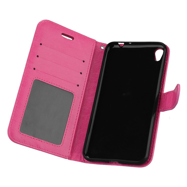 Crazy Horse Wallet Leather Stand Case for Asus Zenfone Live ZB501KL - Rose-10