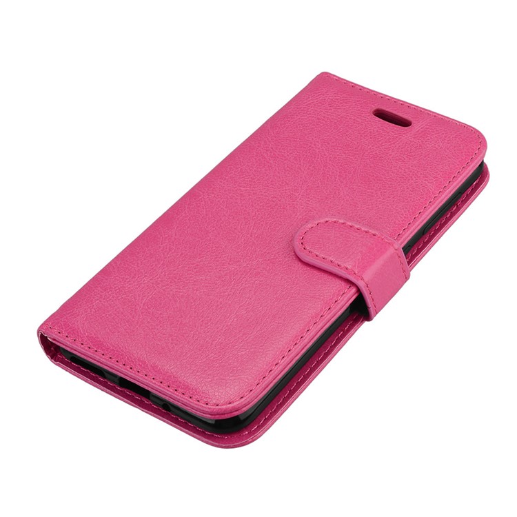 Crazy Horse Wallet Leather Stand Case for Asus Zenfone Live ZB501KL - Rose-11