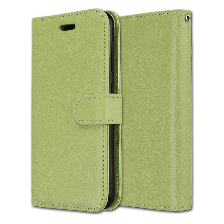 Crazy Horse PU Leather Wallet Case for Asus Zenfone Live ZB501KL - Green-3