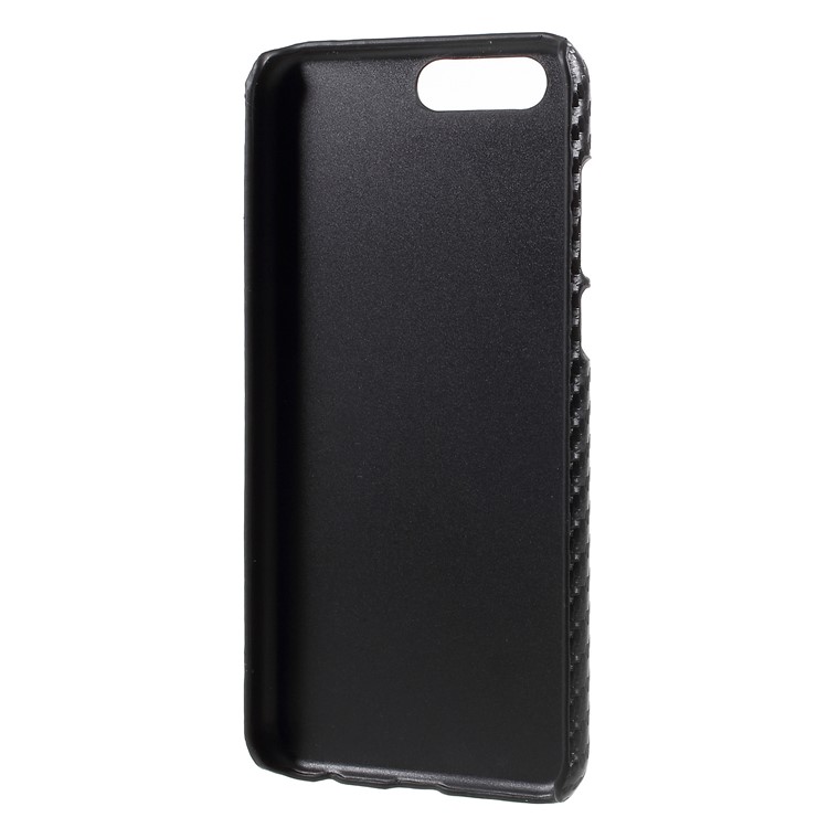 Leather Coated PC Protective Phone Accessory Shell for Asus ZenFone 4 (ZE554KL) - Carbon Fiber-3