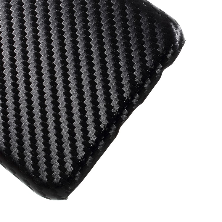 Leather Coated PC Protective Phone Accessory Shell for Asus ZenFone 4 (ZE554KL) - Carbon Fiber-5