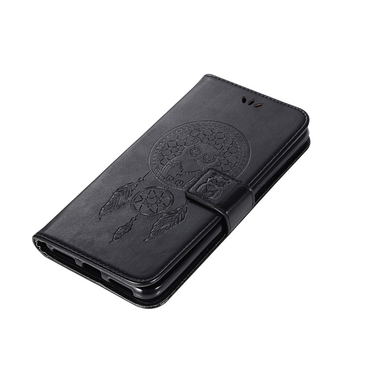 Impronta Gufo Dream Catcher Modello Portafoglio In Pelle Con Cinturino Per Asus Zenfone 4 Max / 4 Max Pro / 4 Max Plus (zc554kl) - Nero-7