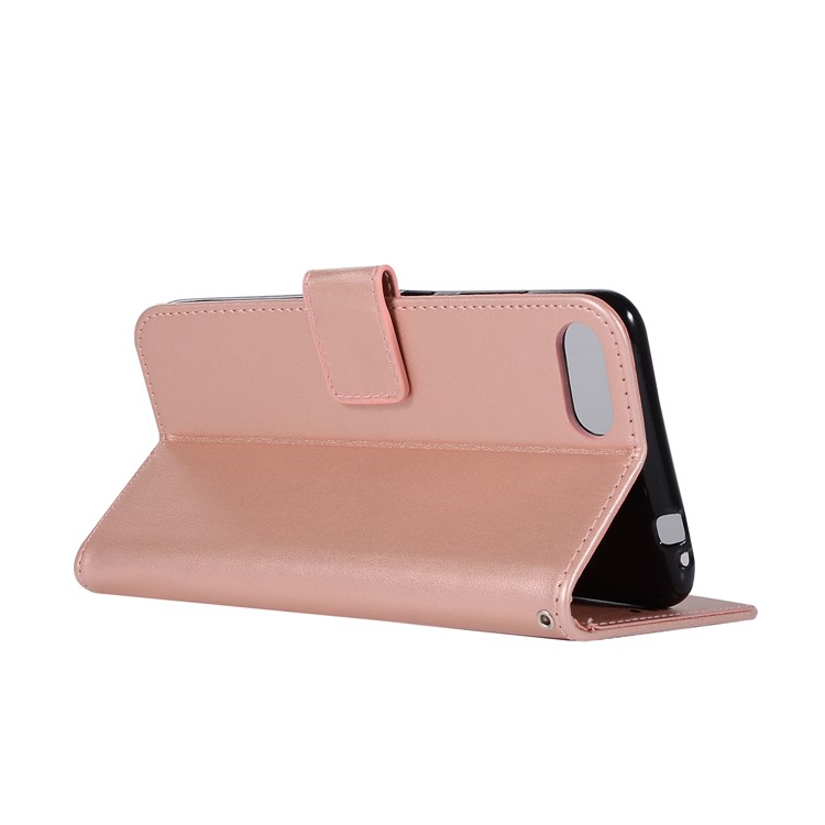Per Asus Zenfone 4 Max / 4 Max Pro / 4 Max Plus (zc554kl) Impronta Gufo Dream Catcher Modello Portafoglio In Pelle - Oro Rosa-6