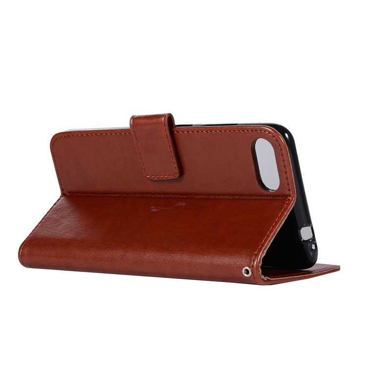 Imprint Owl Dream Catcher Pattern Leather Cover Shell with Strap for Asus ZenFone 4 Max / 4 Max Pro / 4 Max Plus (ZC554KL) - Brown -6