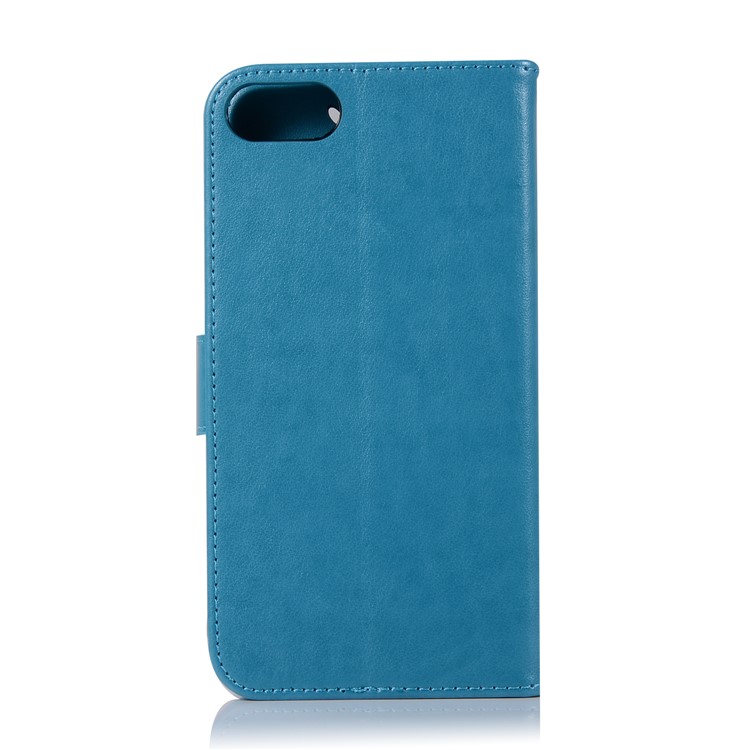 Imprint Owl Dream Catcher Pattern PU Leather Wallet Shell for Asus Zenfone 4 Max ZC520KL - Blue-3