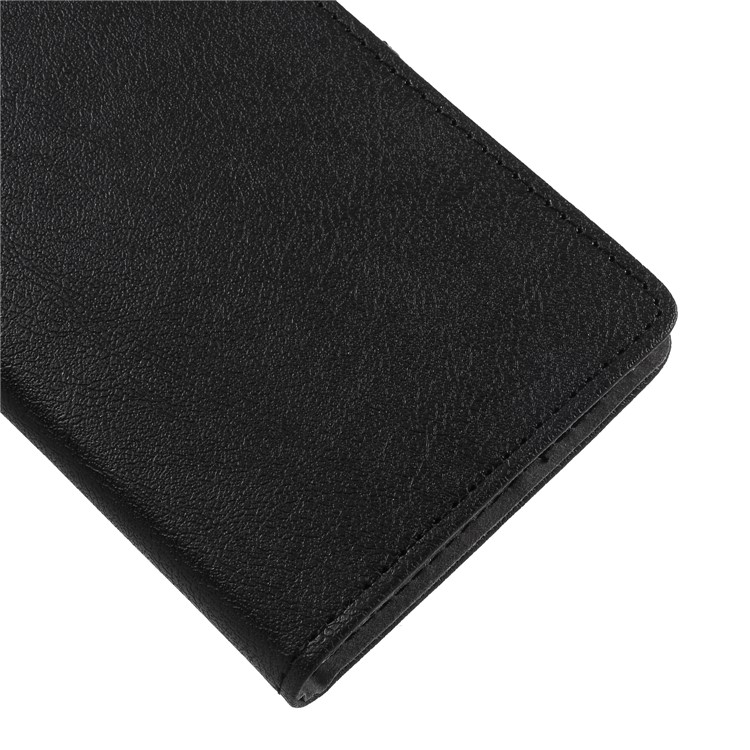 Leather Wallet Stand Mobile Phone Case for Asus ZenFone Max Plus (M1) ZB570TL - Black-7