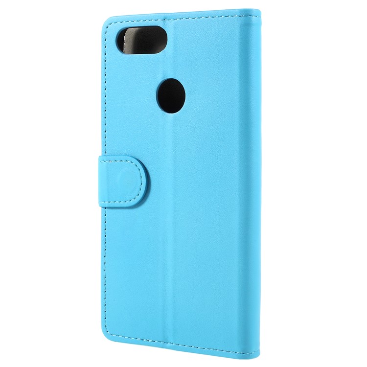 Custodia Portafoglio Flip In Pelle PU Folio Portafoglio Per Asus Zenfone Max Plus (m1) ZB570TL - Blu-2