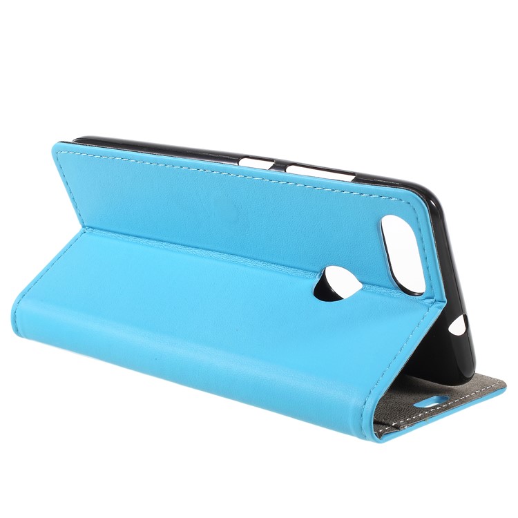Custodia Portafoglio Flip In Pelle PU Folio Portafoglio Per Asus Zenfone Max Plus (m1) ZB570TL - Blu-5