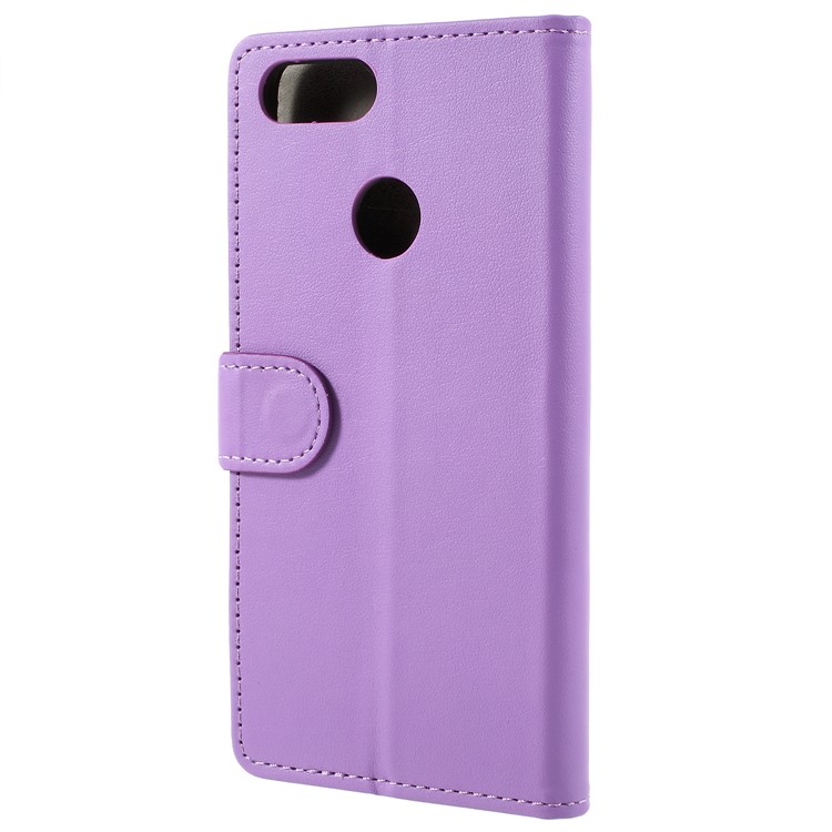 PU Leather Folio Flip Wallet Stand Case for Asus ZenFone Max Plus (M1) ZB570TL - Purple-2