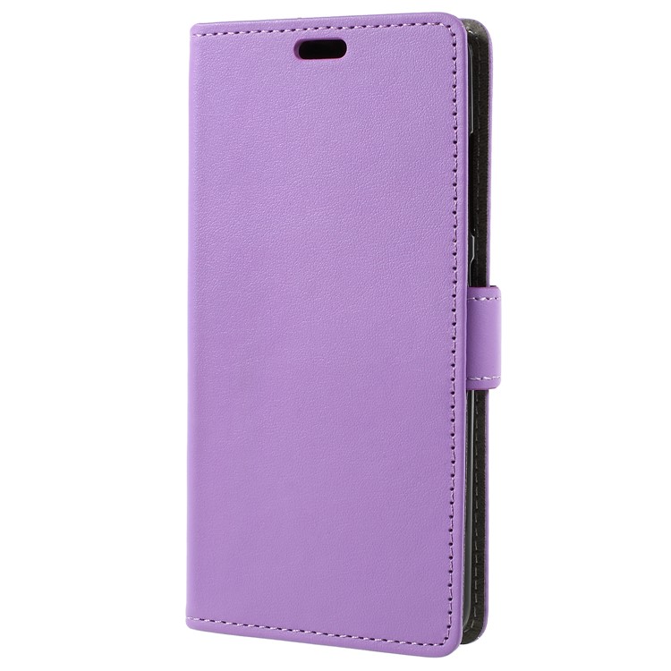 PU Leather Folio Flip Wallet Stand Case for Asus ZenFone Max Plus (M1) ZB570TL - Purple-3