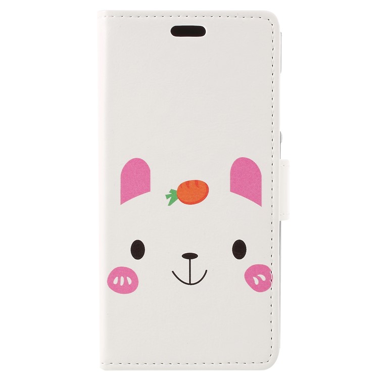 For Asus ZenFone V Live V500KL Patterned PU Leather Wallet Protective Cover - Cute Animal-3