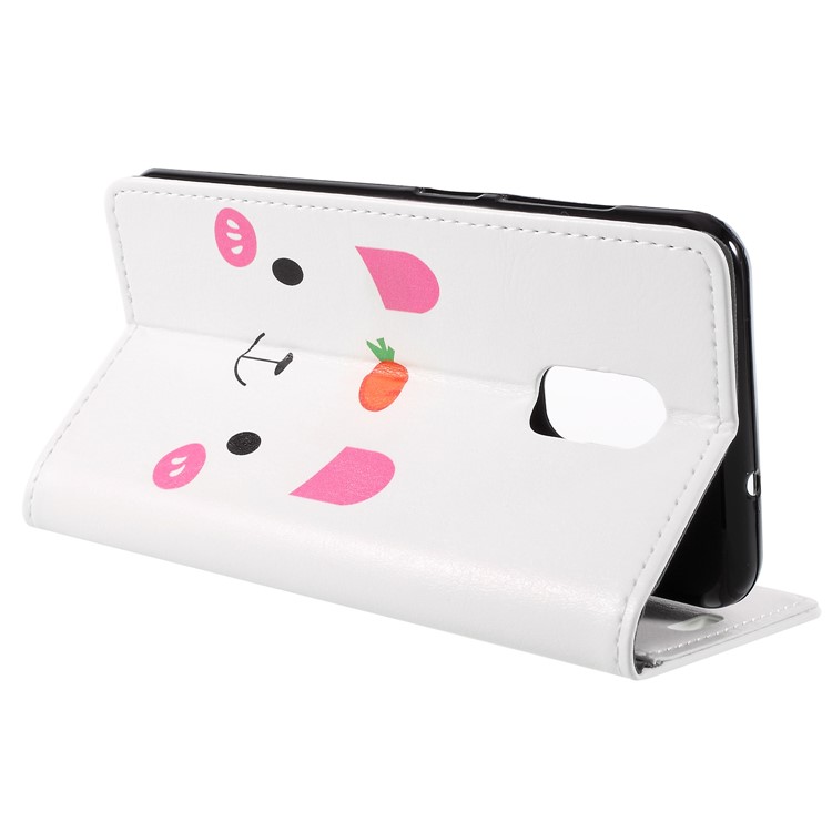 For Asus ZenFone V Live V500KL Patterned PU Leather Wallet Protective Cover - Cute Animal-5