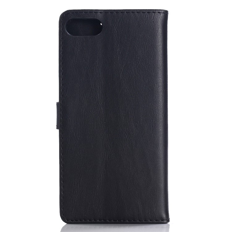 Retro Style Leather Wallet Case for Asus Zenfone 4 Max ZC520KL - Black-3