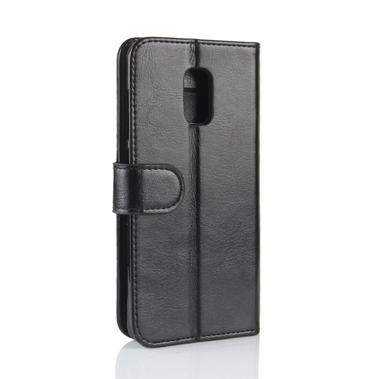 Crazy Horse Magnetic Stand Wallet Leather Mobile Phone Case for ASUS ZenFone V Live V500KL - Black-7